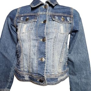 Children's Place size 14 blue jean jacket NWT
